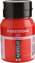 Peinture acrylique standard Amsterdam 500 ml 396 Rouge naphtol moyen