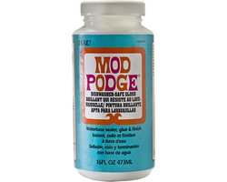 Mod Podge Dishwasher Safe Gloss - Decoupage lijm - Waterproof - 473ml