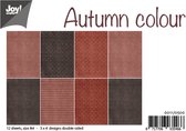 Joy!Crafts • papierset A4 12 vel autumn colour