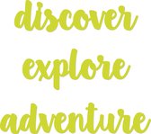 Kaisercraft decorative die adventure words
