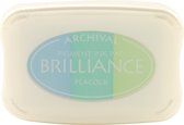 Brilliance ink pad 3-color peacock