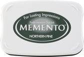 ME-709 Memento inktkussen groot - kerst groen - northern pine