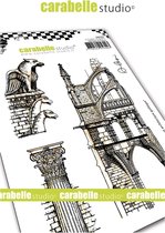 Carabelle Studio Cling stamp - A6 gargouille et architecture