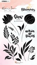 Stempel - Clear stamp - Studio Light - A6 Karin Joan Blooming nr.03