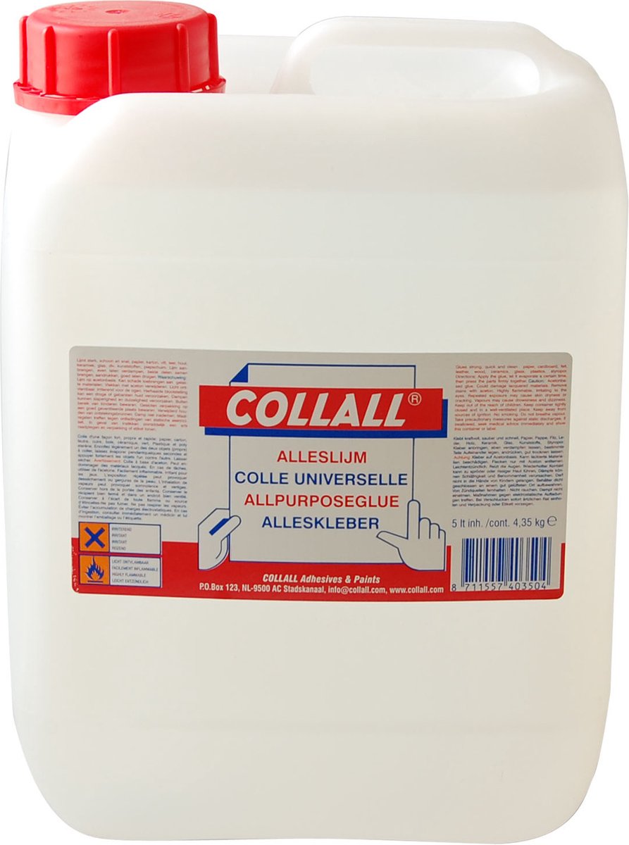 Collall transparante Alleslijm 5 liter - Collall