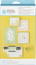 Martha Stewart stamp set around the page starter set