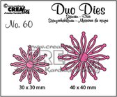 Crealies Duo snijmallen - Open Bloemen