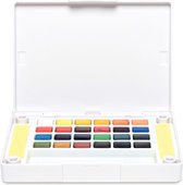 SAKURA Koi Water Colors | Aquarel pocketbox (24 kleuren + hervulbaar penseel)