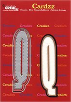 Crealies Cardzz - snijmal - Letter Q