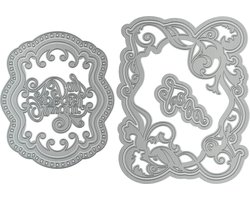 Tonic Studios Essentials die set topper lovely lush frame