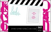 Heidi Swapp letterboard alphabet 0.5 - 1,3cm x147 pink