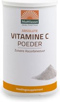 Mattisson - Vitamine C Poeder - 100% Vitamine C Voedingssupplement - Vitamine voor Weerstand - Zuiver Ascorbinezuur - 350 Gram