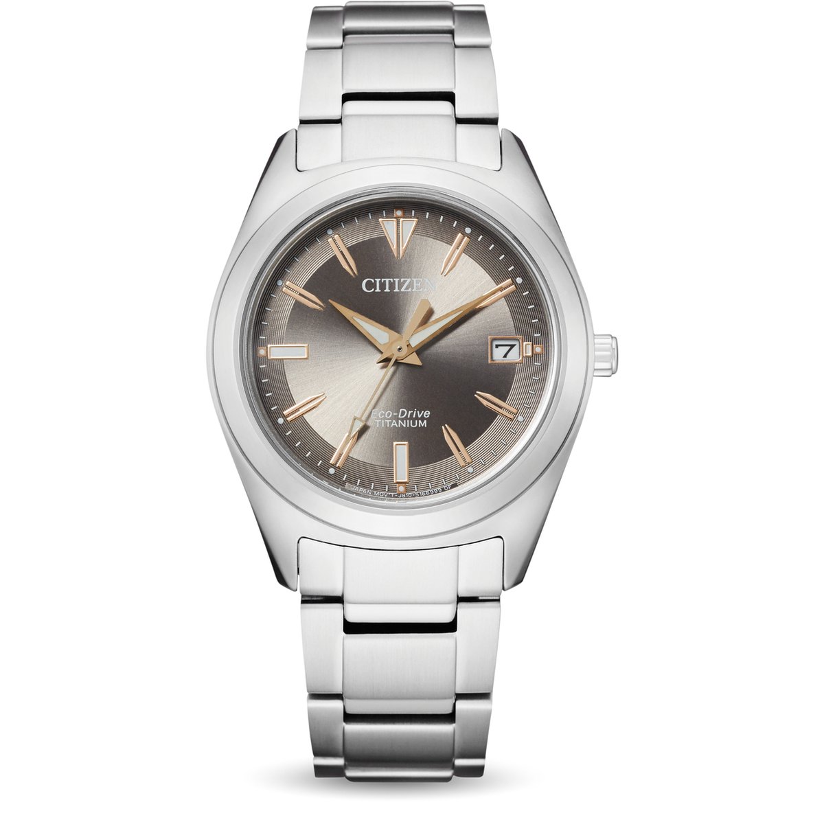 Citizen Super Titanium Horloge - Citizen dames horloge - Zilver - diameter 34 mm - Titanium