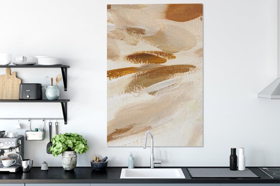 Peinture - Peinture - Beige - 90x140 cm - Décoration murale