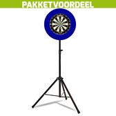 Mobiele Dartbaan VoordeelPakket + Mission Axis + Rubberen Surround (Blauw)