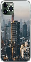 Telefoonhoesje Geschikt voor iPhone 11 Pro hoesje - New York - Skyline - Amerika - Siliconen Telefoonhoesje