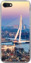 Geschikt voor iPhone 7 hoesje - Rotterdam - Skyline - Zonsondergang - Siliconen Telefoonhoesje