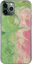 Geschikt voor iPhone 11 Pro hoesje - Verf - Kunst - Psychedelisch - Siliconen Telefoonhoesje