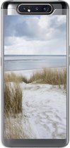 Geschikt voor Samsung Galaxy A80 hoesje - Noordzee - Duinen - Water - Siliconen Telefoonhoesje