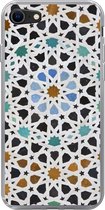 Geschikt voor iPhone SE 2020 hoesje - Een Marokkaanse Mozaïekdetail - Siliconen Telefoonhoesje