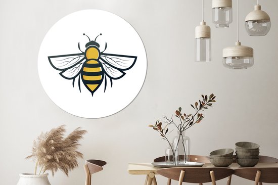 Une illustration d'un cercle mural aluminium ⌀ 140 cm