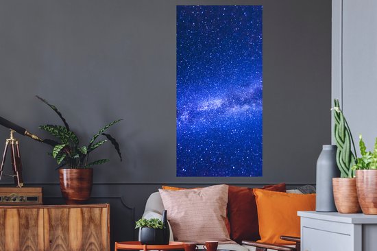Stickers muraux - Ciel Etoilé - Univers - Blauw - 60x120 cm - Film Adhésif