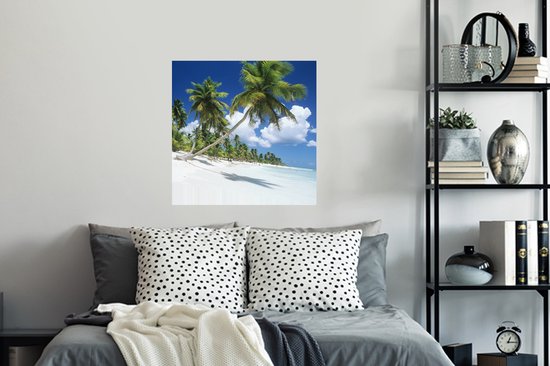 Stickers Stickers muraux - Plage - Palmier - Tropical - 50x50 cm - Film adhésif