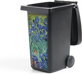 Container sticker Irissen - Vincent van Gogh - 38x80 cm - Kliko sticker