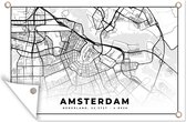 Affiche de jardin - Toile de jardin - Affiches de jardin extérieur - Plan de la ville - Amsterdam - Pays- Nederland - Posters de jardin cm - Jardin - Carte