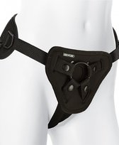 Supreme Harness With Vibrating Plug - Black - Strap On Vibrators