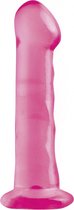 6.5" Dong with Suction Cup - Pink - Realistic Dildos