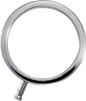 48mm Solid Metal Cock Ring - Electric Stim Device