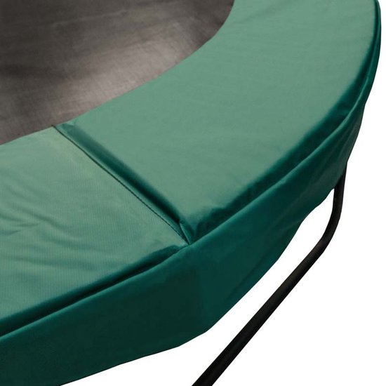 Magic Jump Trampoline Beschermrand 240 - 245 cm Groen - Ronde trampoline rand - Extra breed randkussen