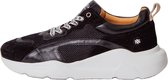 KUNOKA IZZI platform sneaker black - Sneakers Dames - maat 39 - Zwart Wit
