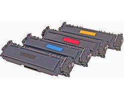 Set 4x ABC huismerk toner geschikt voor Canon 046H 046 voor I-Sensys LBP-650 Series LBP-653cdw LBP-654cdw LBP-654cx MF-730 MF-731cdw MF-732cdw MF-733cdw MF-734cdw MF-735cdw MF-735cdwt MF-735cx