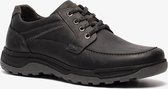 Hush Puppies leren heren veterschoenen - Zwart - Maat 41 - Echt leer - Uitneembare zool