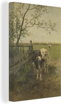 Peinture sur toile Le virage lacté - Anton Mauve - 80x120 cm - Décoration murale