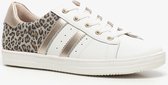 TwoDay leren meisjes sneakers - Wit - Maat 35 - Echt leer