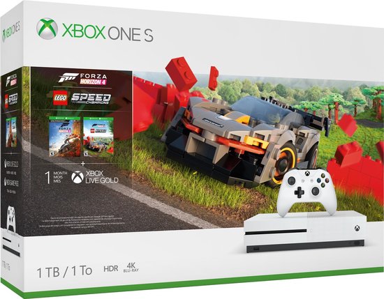 Xbox One S console 1 TB + Forza Horizon 4 + LEGO DLC