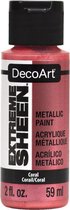 Acrylverf - Coral - Metallic - Extreme Sheen - DecoArt - 59ml