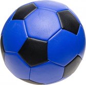 voetbal junior 22 cm blauw