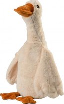 warmteknuffel gans 35 cm wit