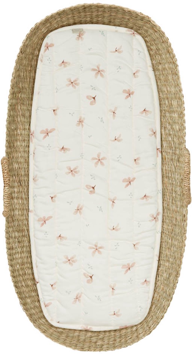Cam Cam Katoenen Inleg voor changing basket - Windflower Creme