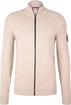 Tom Tailor Lange mouw Vest - 1028460 Beige (Maat: M)