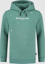 Ballin Amsterdam -  Jongens Slim Fit   Hoodie  - Groen - Maat 164