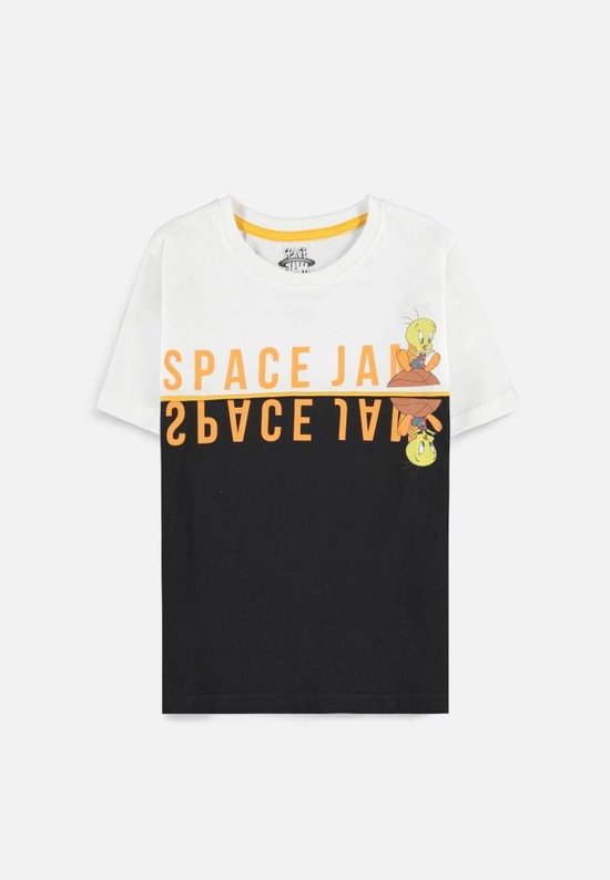 Space Jam: A New Legacy Kinder Tshirt -Kids Tweety Zwart/Wit