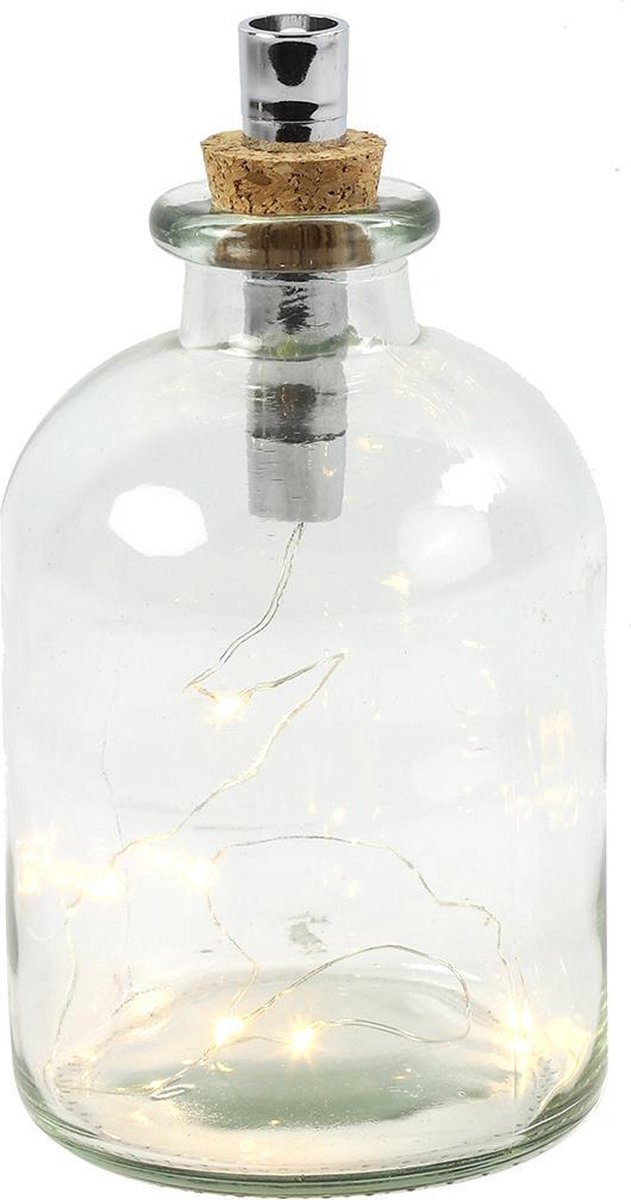 Non-branded Tafellamp Oleg Led 11 X 20,5 Cm Glas Transparant