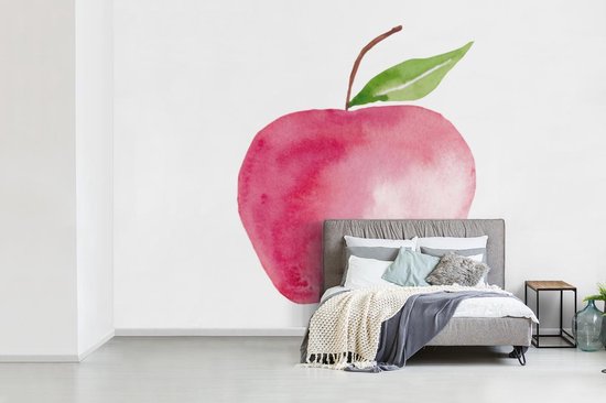 Papier Peint - Papier Papier peint photo Pomme - Fruit - Wit - Largeur 600 cm x Hauteur 400 cm