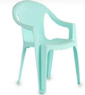 kinderstoel 37,5 x 35 x 53 cm mintgroen