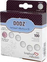 zelfklevende stippen Dodz 12 mm transparant